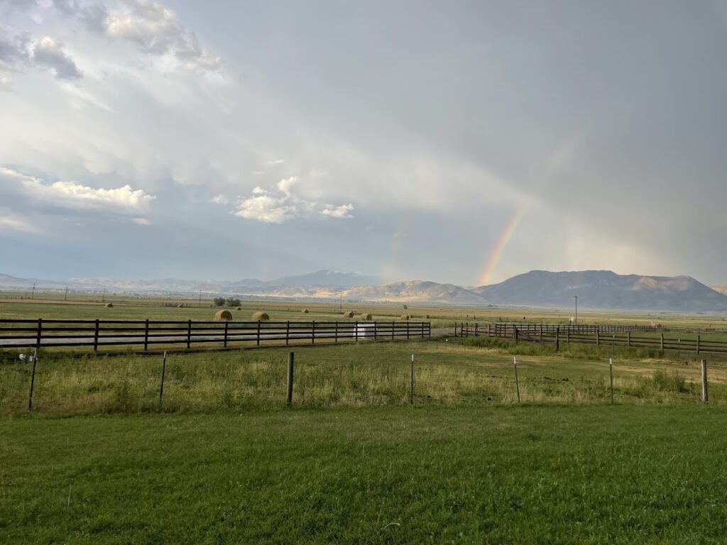 Our view looking north east from Crazy Cow